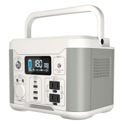 多摩電子工業 300Wポータブル電源 TL127W-KW ／288Wh／80000mAh（3.6V換算）防災 備蓄 残予算 補助金 助成金 アウトドア ダイニング ベランダ リチウムイオンバッテリー採用 PD60W デュアル急速蓄電に対応端子装備 ホワイトとグレーのツートンカラー